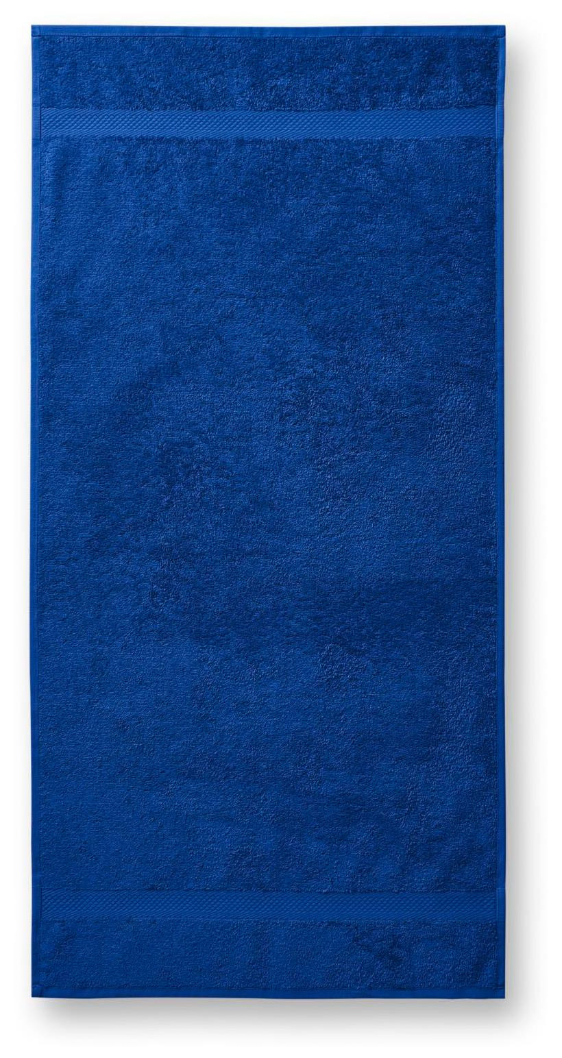 Bavlnená osuška hrubá, kráľovská modrá, 70x140cm