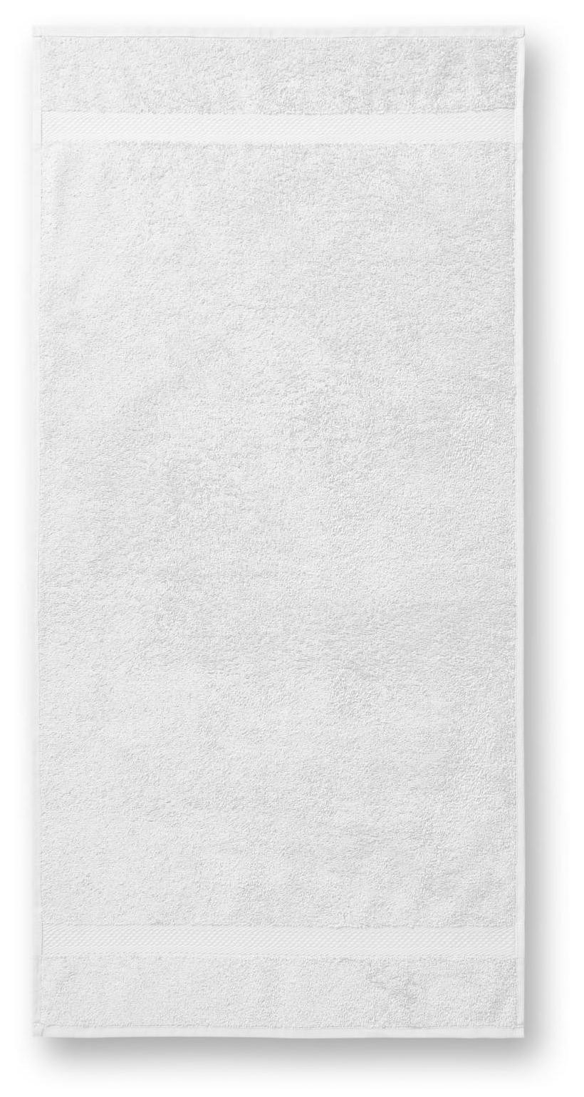 Bavlnený uterák hrubší, biela, 50x100cm