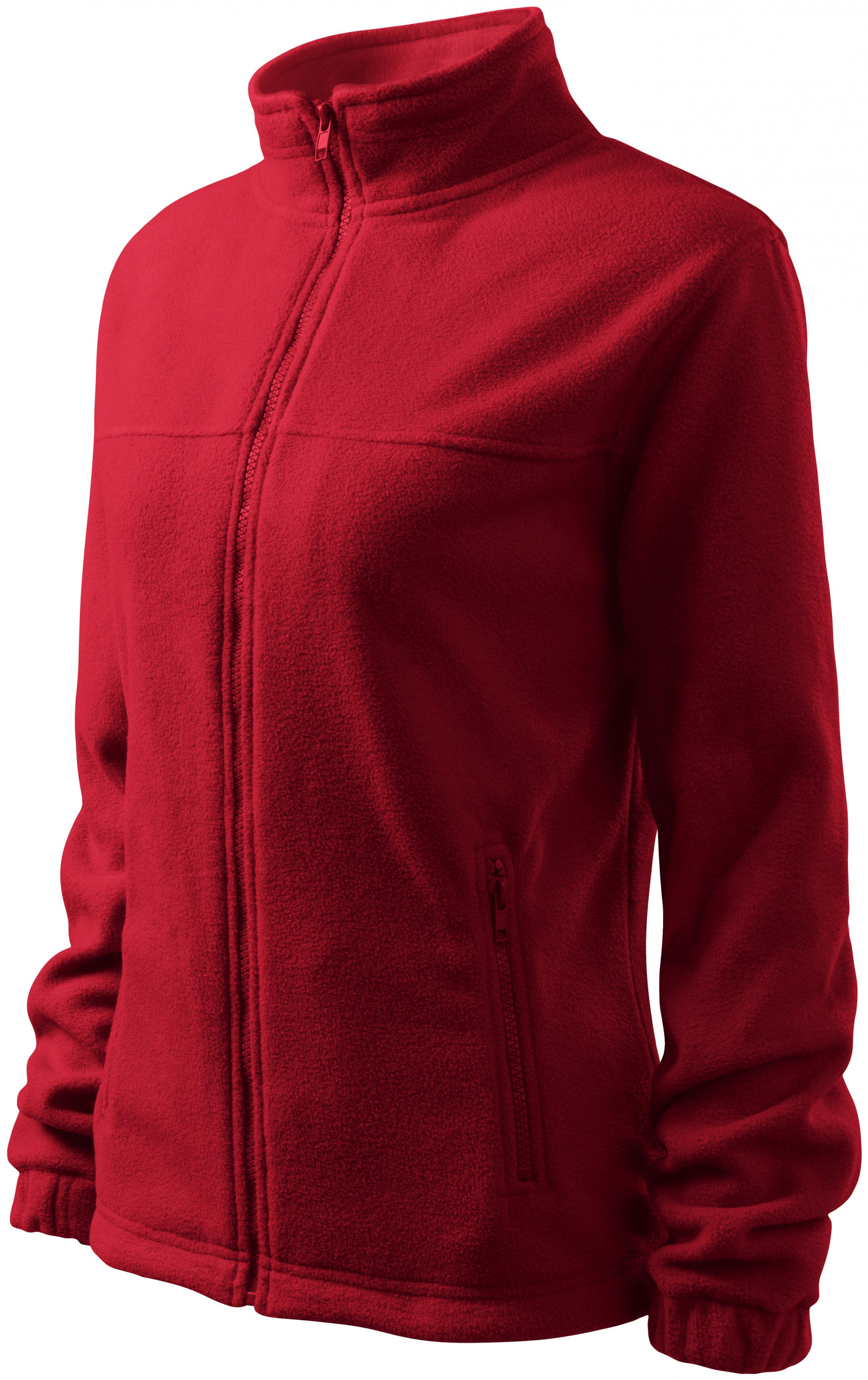 Dámska bunda fleecová, marlboro červená, XL