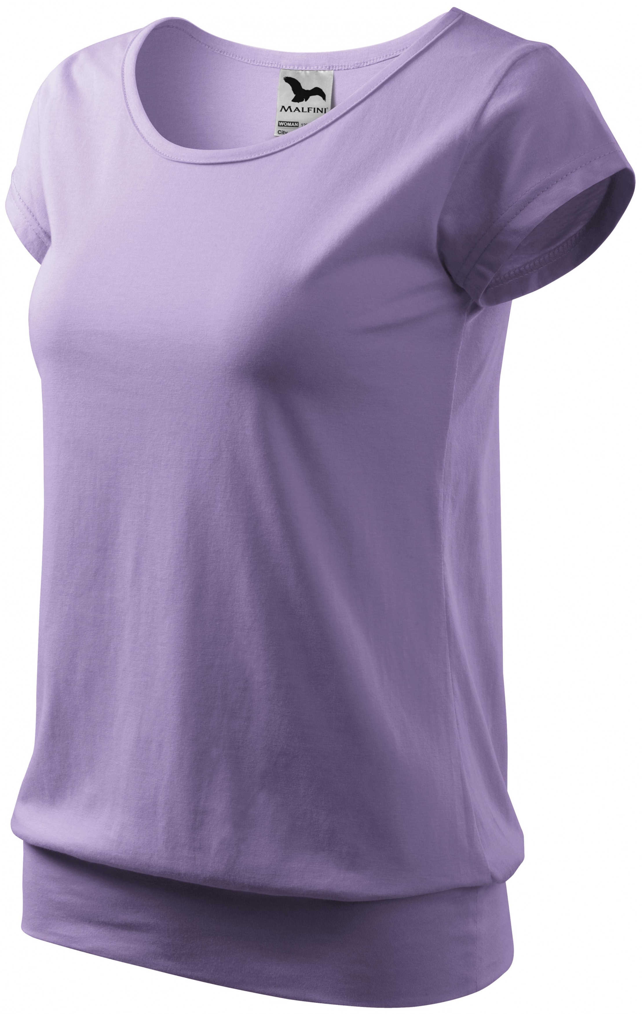 Dámske trendové tričko, levanduľová, XL