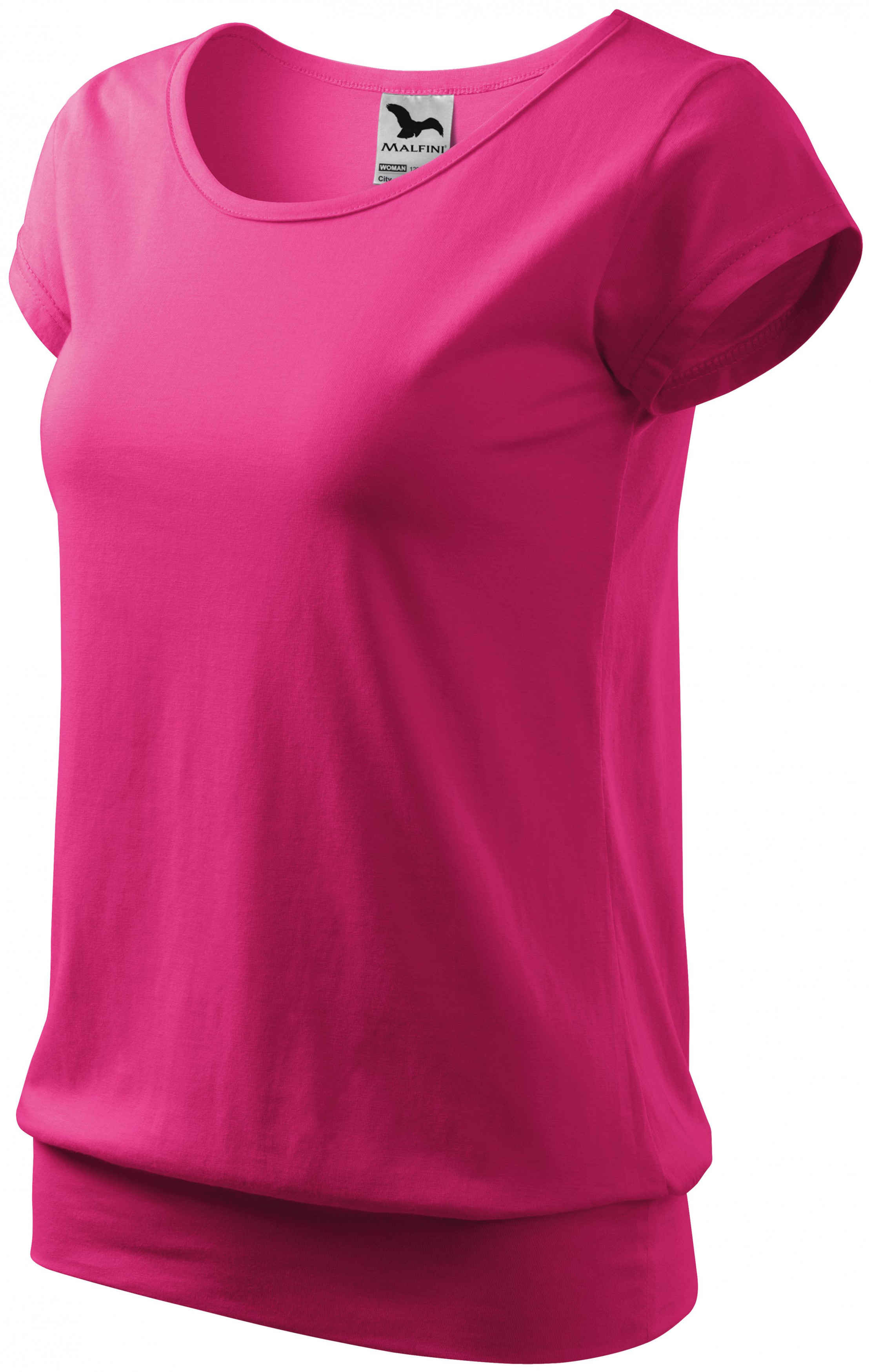 Dámske trendové tričko, purpurová, M