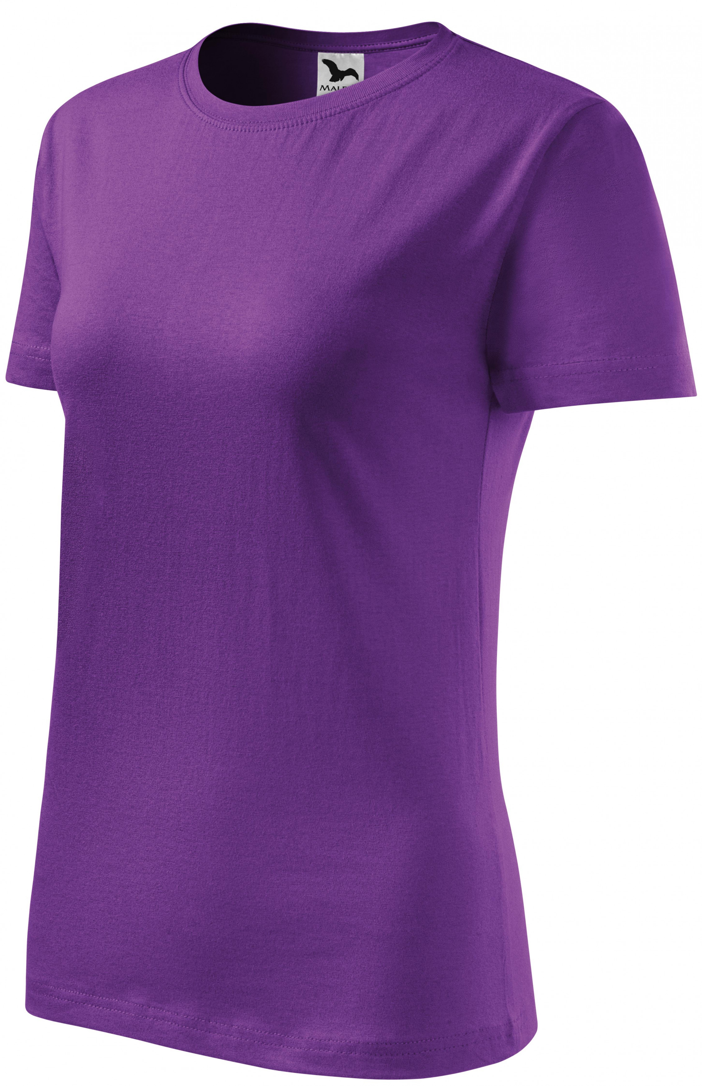 Dámske tričko klasické, fialová, XL