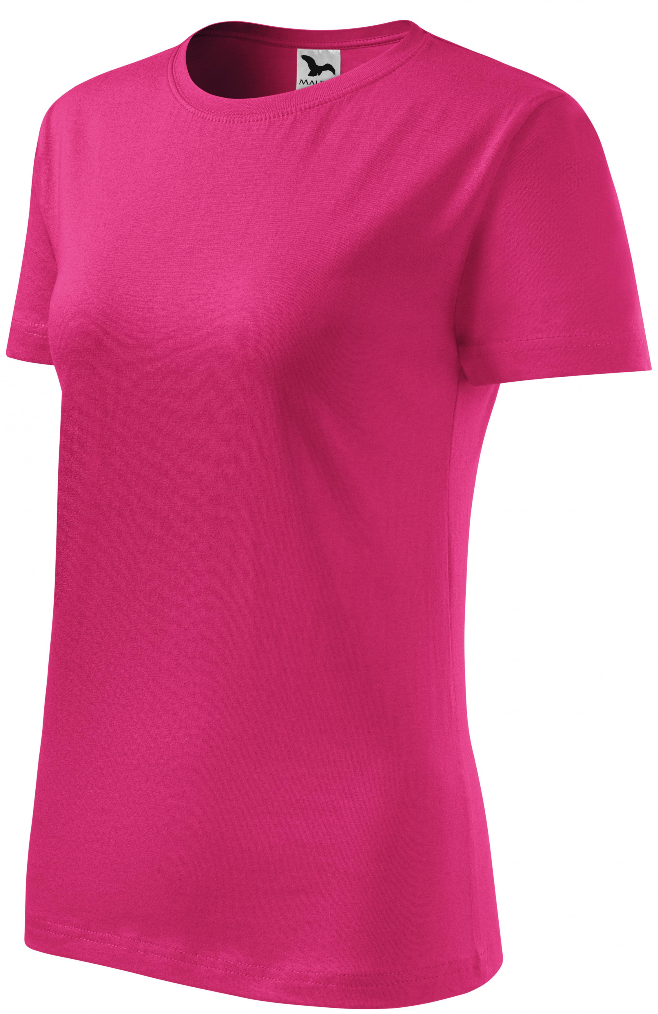 Dámske tričko klasické, purpurová, XL