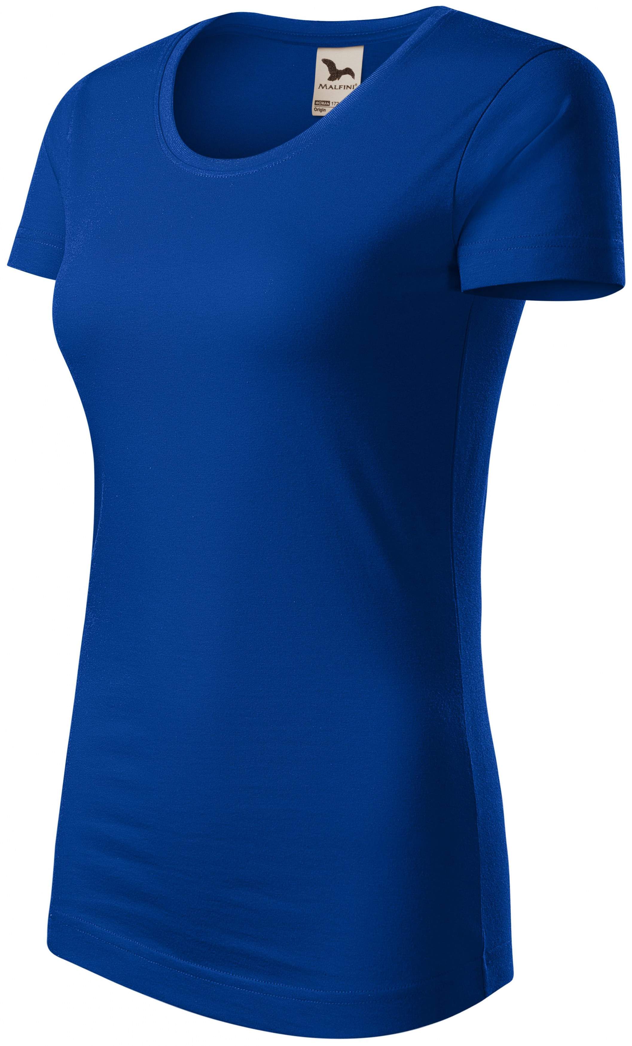 Dámske tričko, organická bavlna, kráľovská modrá, XL