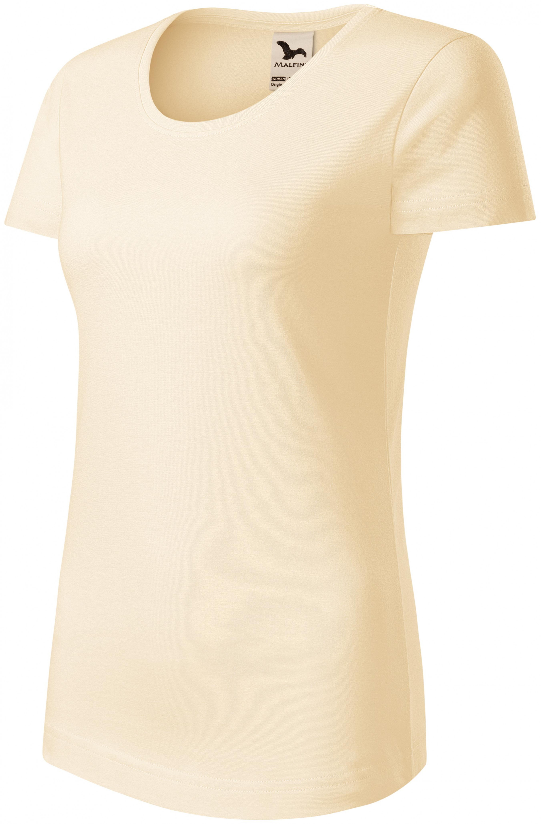 Dámske tričko, organická bavlna, mandľová, XL