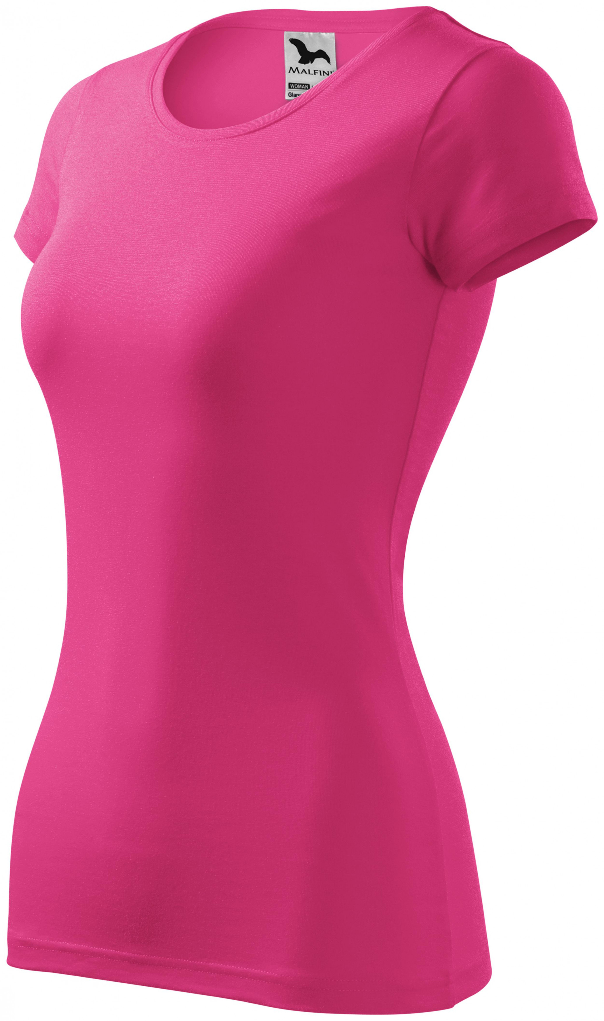 Dámske tričko zúžené, purpurová, XL
