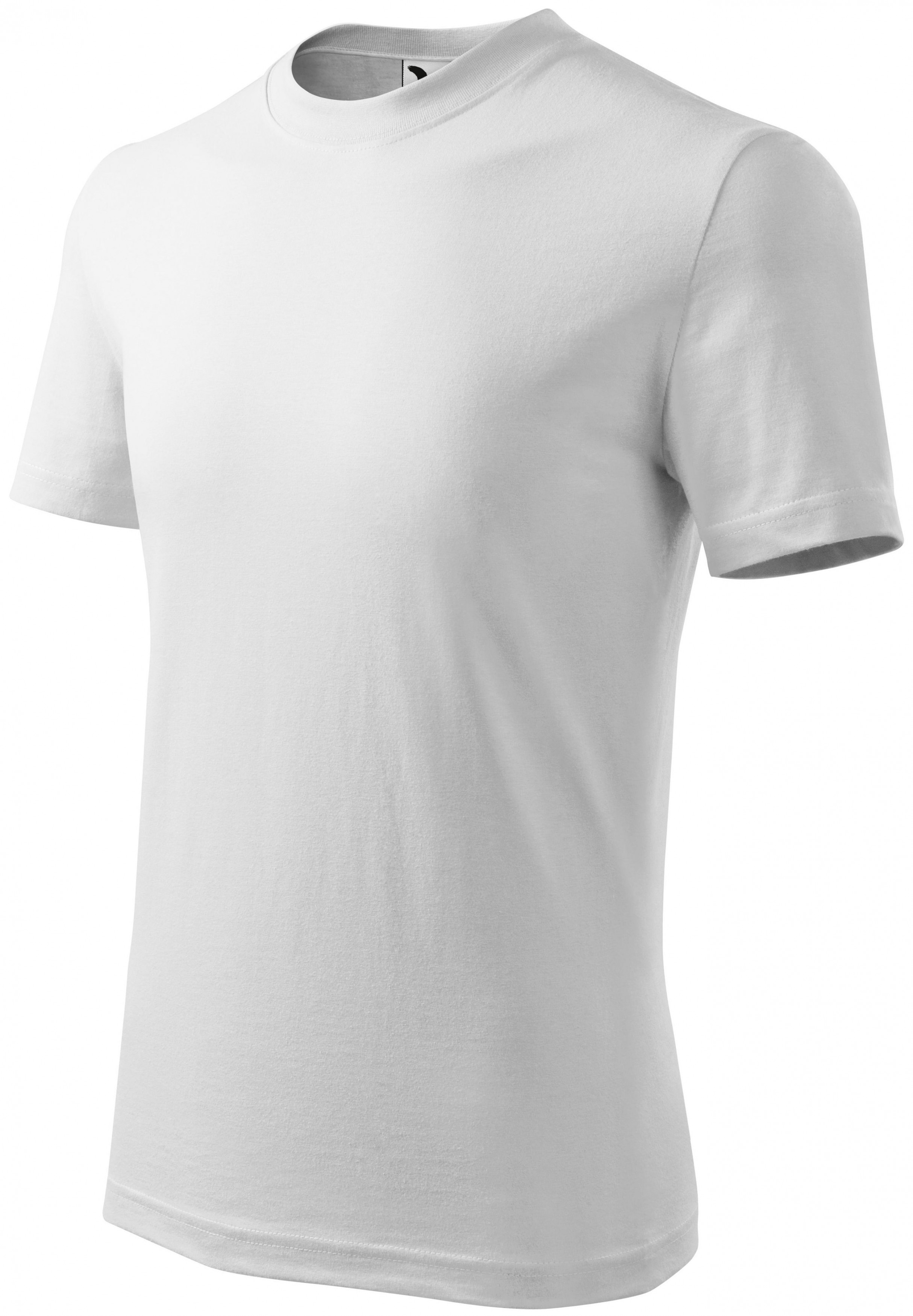 Detské tričko jednoduché, biela, 146cm / 10rokov
