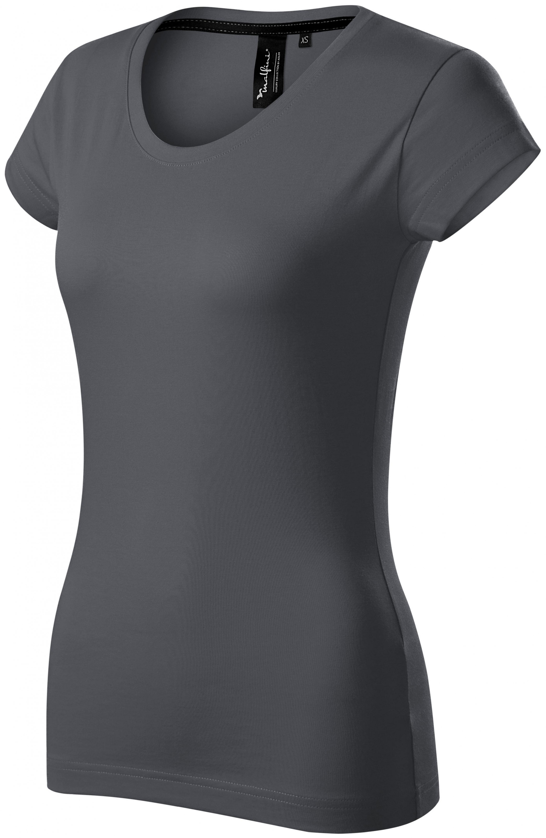 Exkluzívne dámske tričko, svetlo šedá, XL