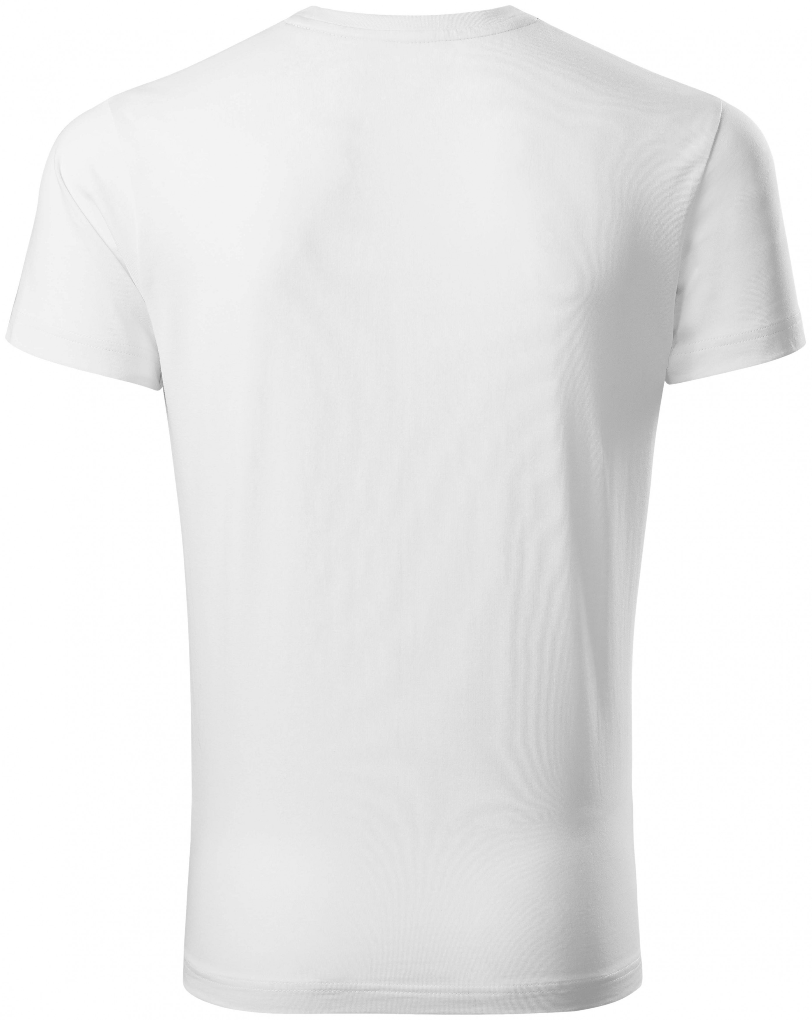 Exkluzívne pánske tričko, biela, XL