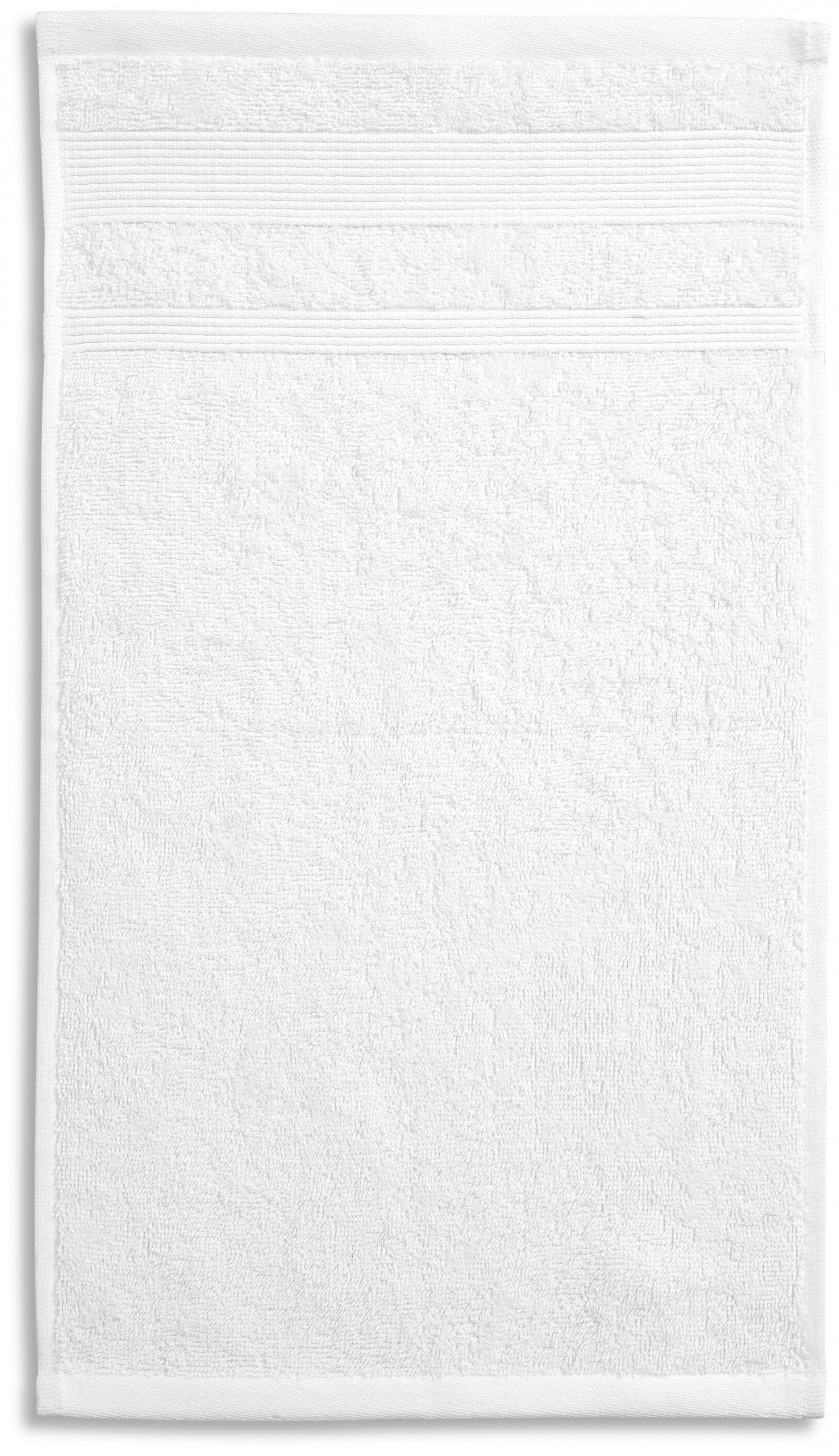Malý uterák z organickej bavlny, biela, 30x50cm