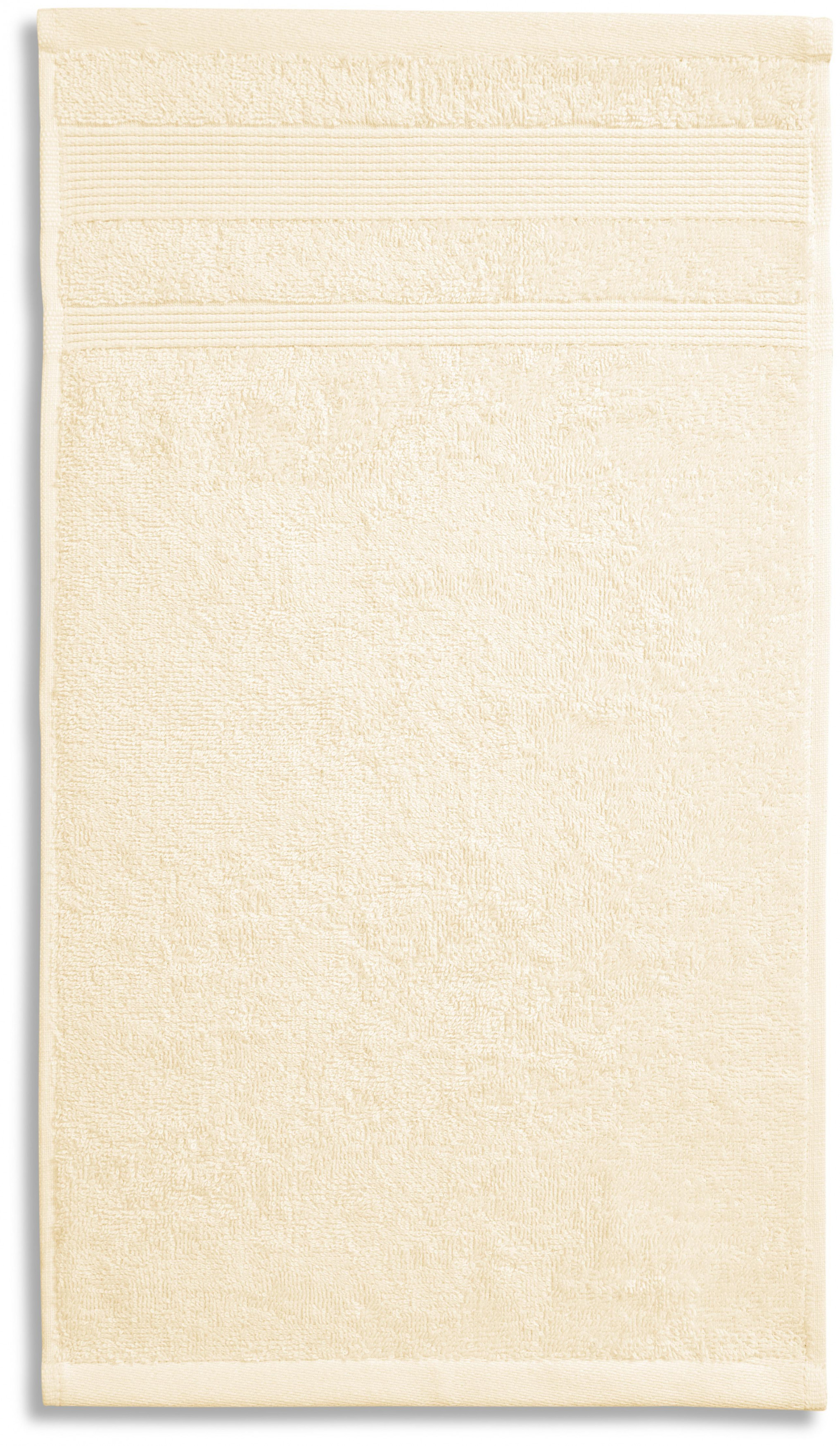 Malý uterák z organickej bavlny, mandľová, 30x50cm