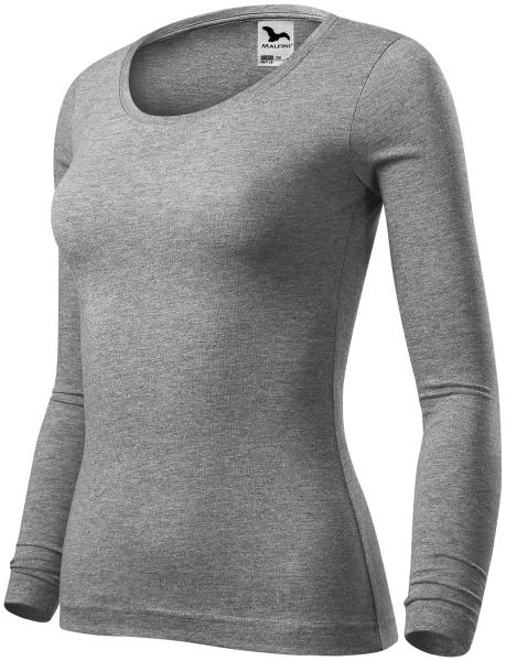 Dámske tričko s dlhými rukávmi - Bavlnené dámske tričko na každý deň