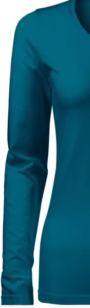 Dámske tričko priliehavé s dlhým rukávom - Klasické dlhé rukávy