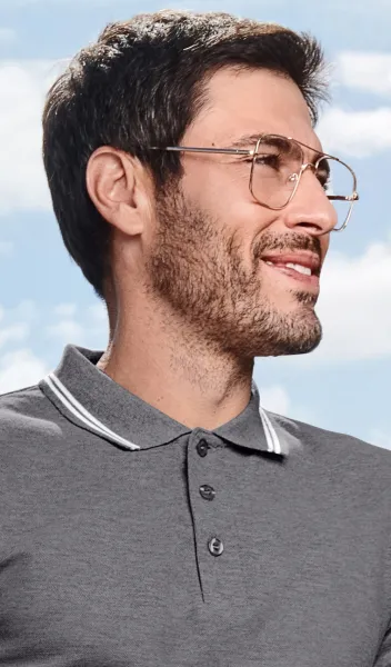 Pánska polokošeľa kontrastná - Zapínanie na 3 gombíky