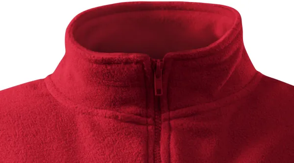 Dámska bunda fleecová - Zapínanie na zips až ku brade