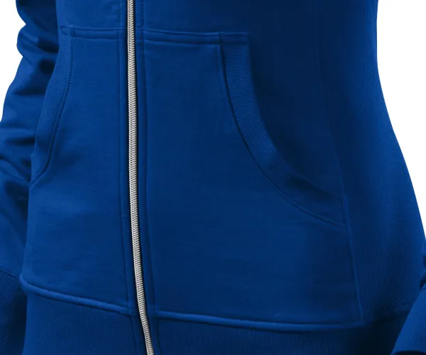 Dámska mikina bez kapucne - Vrecká v štýle klokanky