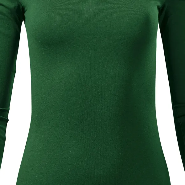 Dámske tričko s dlhými rukávmi - Mierne priliehavý strih