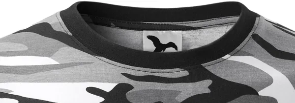 Tričko maskáčové - Klasický okrúhly výstrih