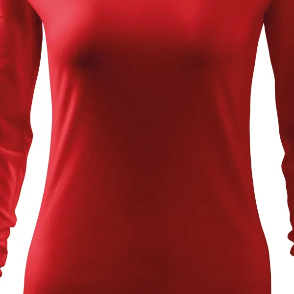 Dámske tričko zúžené, V-výstrih - Jemne zúžený strih