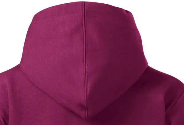 Pohodlná dámska mikina s kapucňou - Kapucňa so šnúrkami na stiahnutie