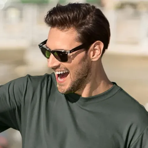 Pánske tričko klasické - Klasický okrúhly výstrih