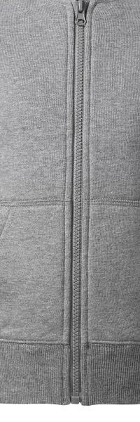 Detská mikina s kapucňou - Zips vo farbe mikiny