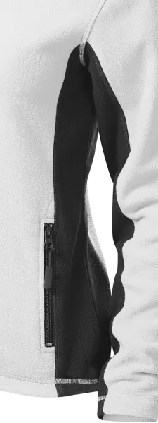 Dámska fleecová bunda kontrastná - Tmavé kontrastné detaily