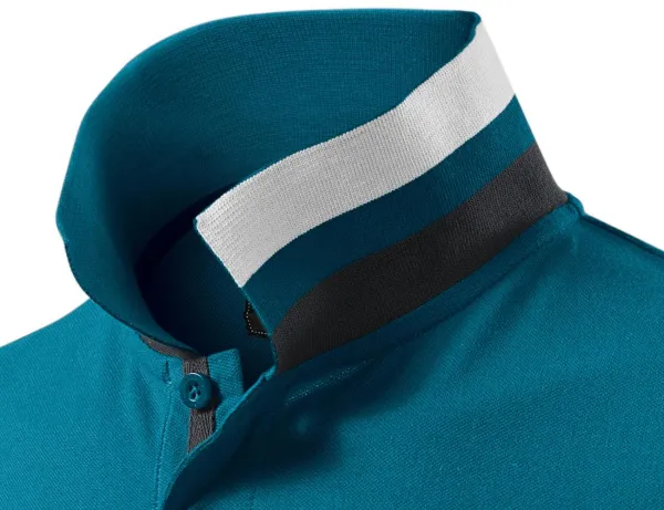 Pánska polokošeľa s golierom hore - Golier s dvoma spôsobmi nosenia