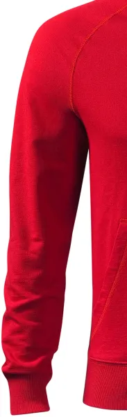 Pánska mikina kontrastná, s kapucňou - Klasické dlhé rukávy