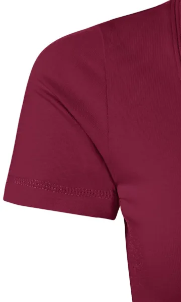 Dámske tričko s ozdobným prešitím - Krátke priliehavé rukávy