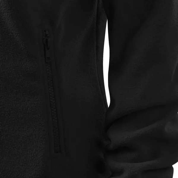 Dámska bunda fleecová - Praktické vrecká so zipsom