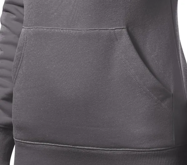 Dámska mikina bez zipsu s kapucňou - Vrecko v štýle klokanky