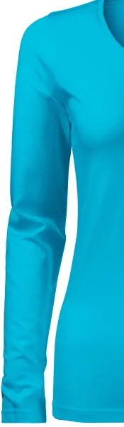 Dámske tričko priliehavé s dlhým rukávom - Klasické dlhé rukávy