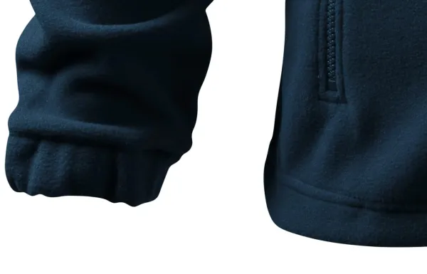 Pánska fleecová bunda - Dlhé rukávy s pružným koncom