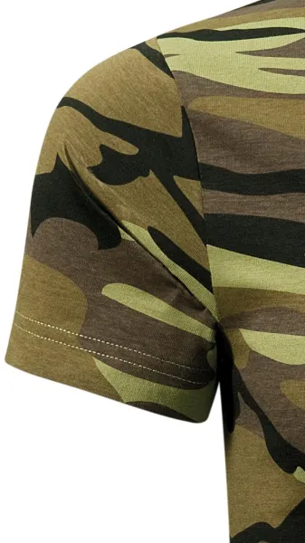 Tričko maskáčové - Klasické krátke rukávy