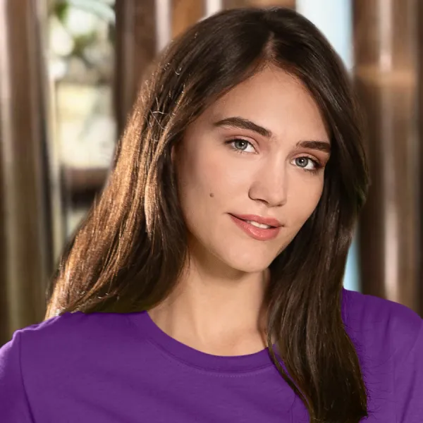 Dámske tričko klasické - Klasický okrúhly výstrih