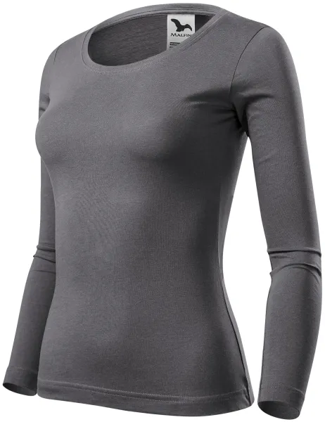 Dámske tričko s dlhými rukávmi - Bavlnené dámske tričko na každý deň