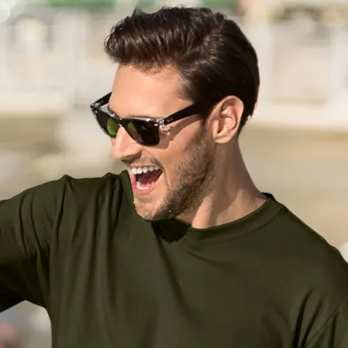 Pánske tričko klasické - Klasický okrúhly výstrih