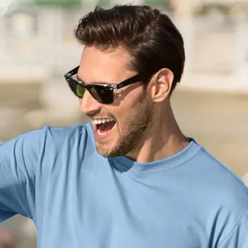 Pánske tričko klasické - Klasický okrúhly výstrih