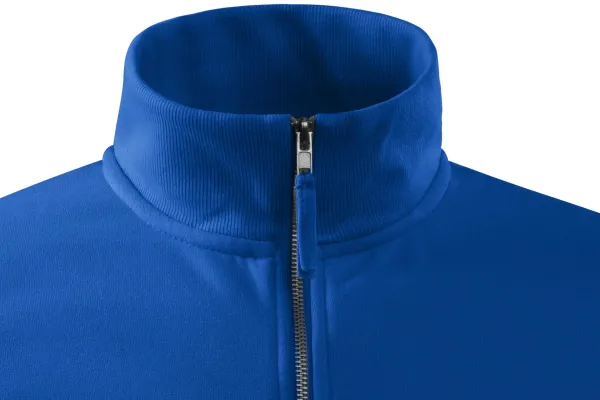 Pánska mikina jednoduchá bez kapucne - Vysoký golier