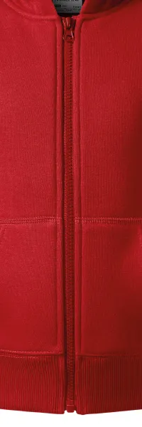 Detská mikina s kapucňou - Zips vo farbe mikiny