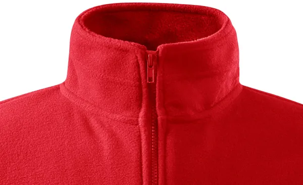 Pánska fleecová bunda - Zapínanie na zips až ku brade