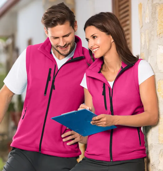 Fleecová vesta kontrastná - Unisex fleecová vesta - pre ženy aj pre mužov