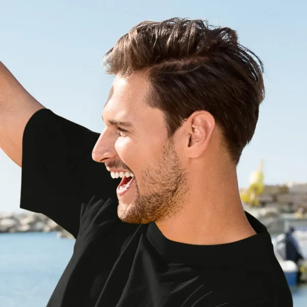 Tričko klasické - Klasický okrúhly výstrih