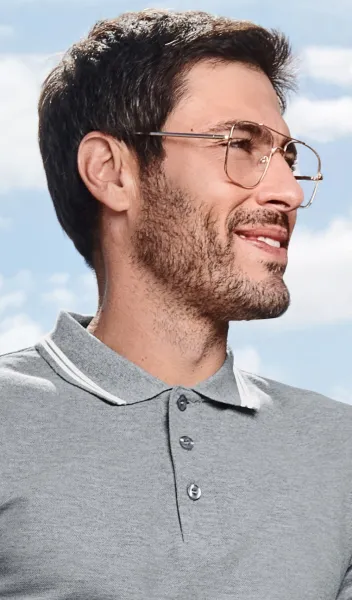 Pánska polokošeľa kontrastná - Zapínanie na 3 gombíky