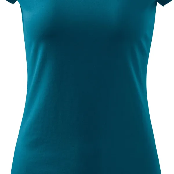 Dámske tričko s veľmi krátkym rukávom - Jemne zúžený strih