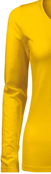 Dámske tričko priliehavé s dlhým rukávom - Klasické dlhé rukávy