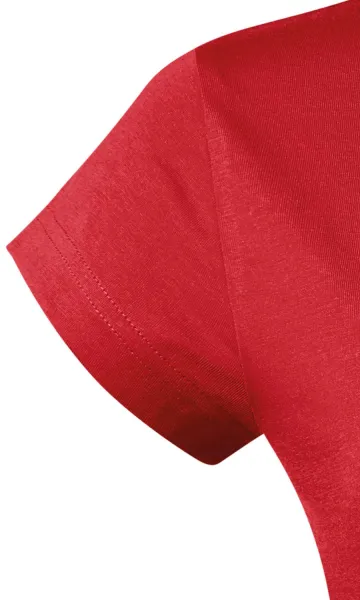 Dámske tričko zúžené s okrúhlym výstrihom - Krátke rukávy