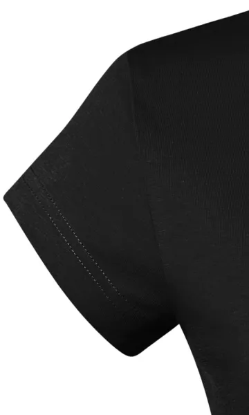 Dámske tričko s V-výstrihom zúžené - Veľmi krátke rukávy