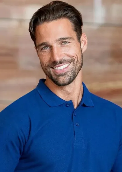 Pánska polokošeľa hrubšia - Zapínanie na 3 gombíky